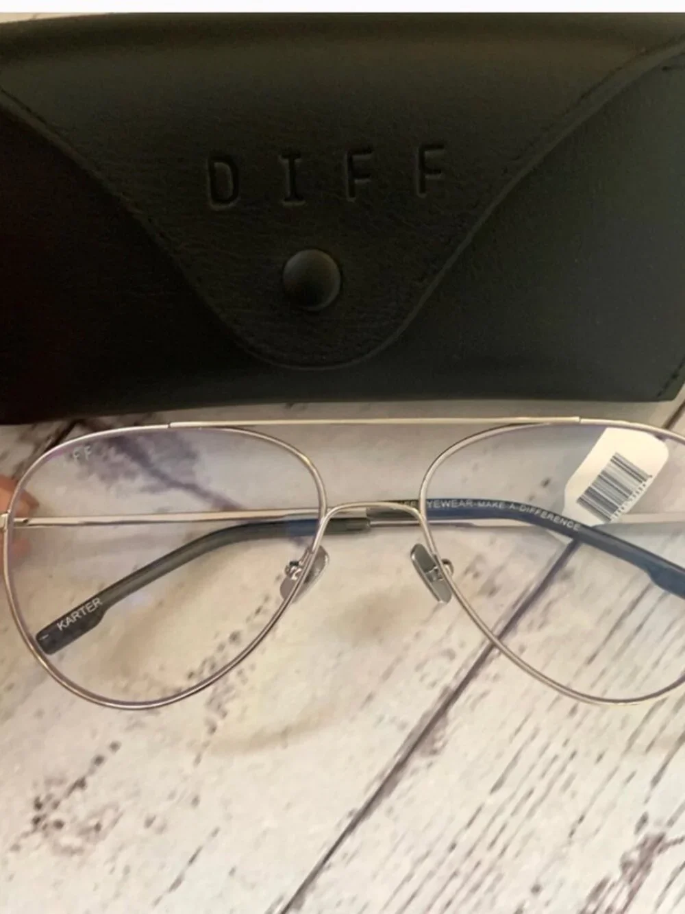 Diff eyewear Karter aviators NEW